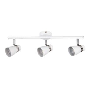 Applique 3 Luci Orientabile GU10 Bianco